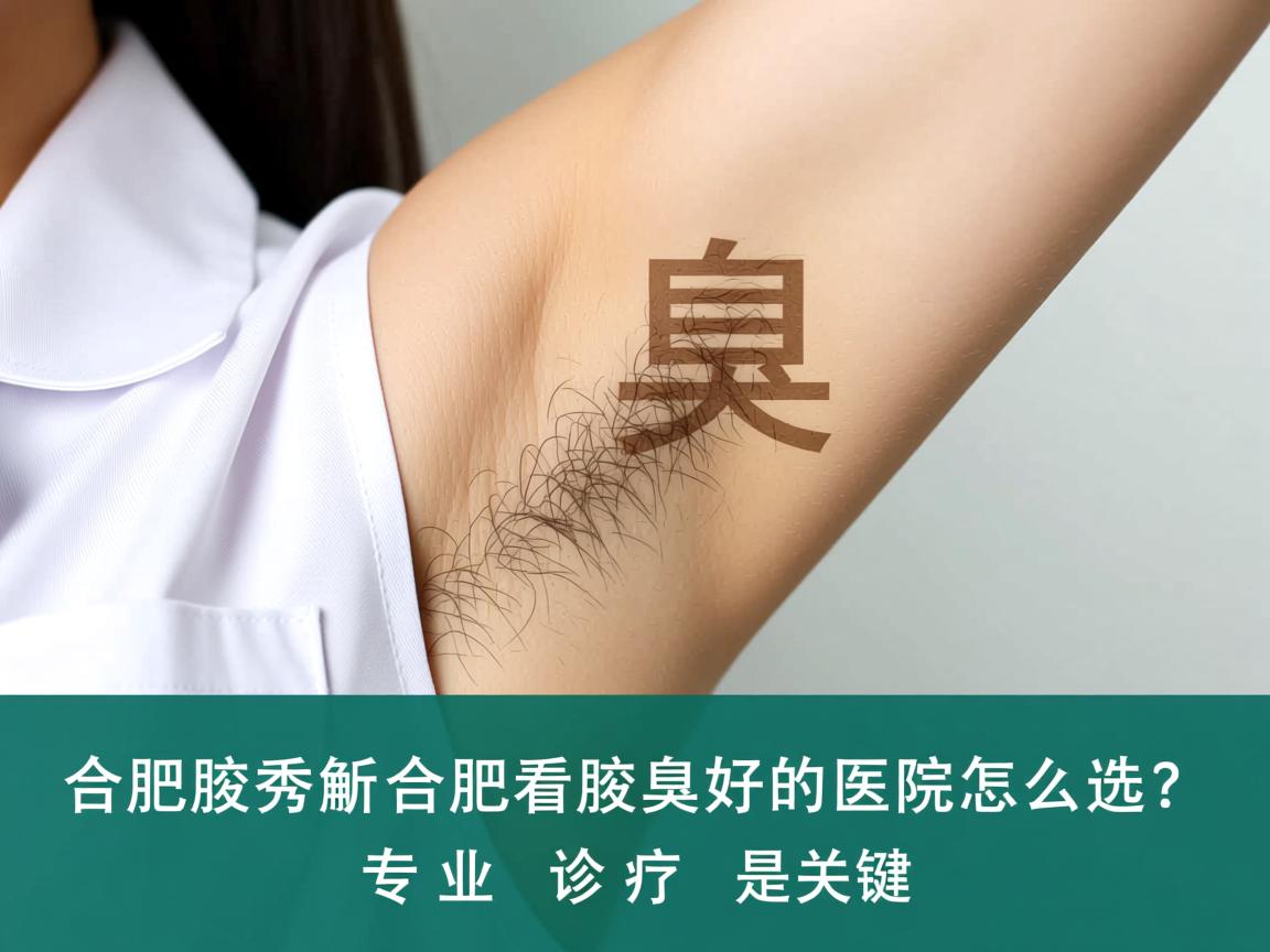 合肥腋秀解析，合肥看腋臭好的医院怎么选？专业诊疗是关键