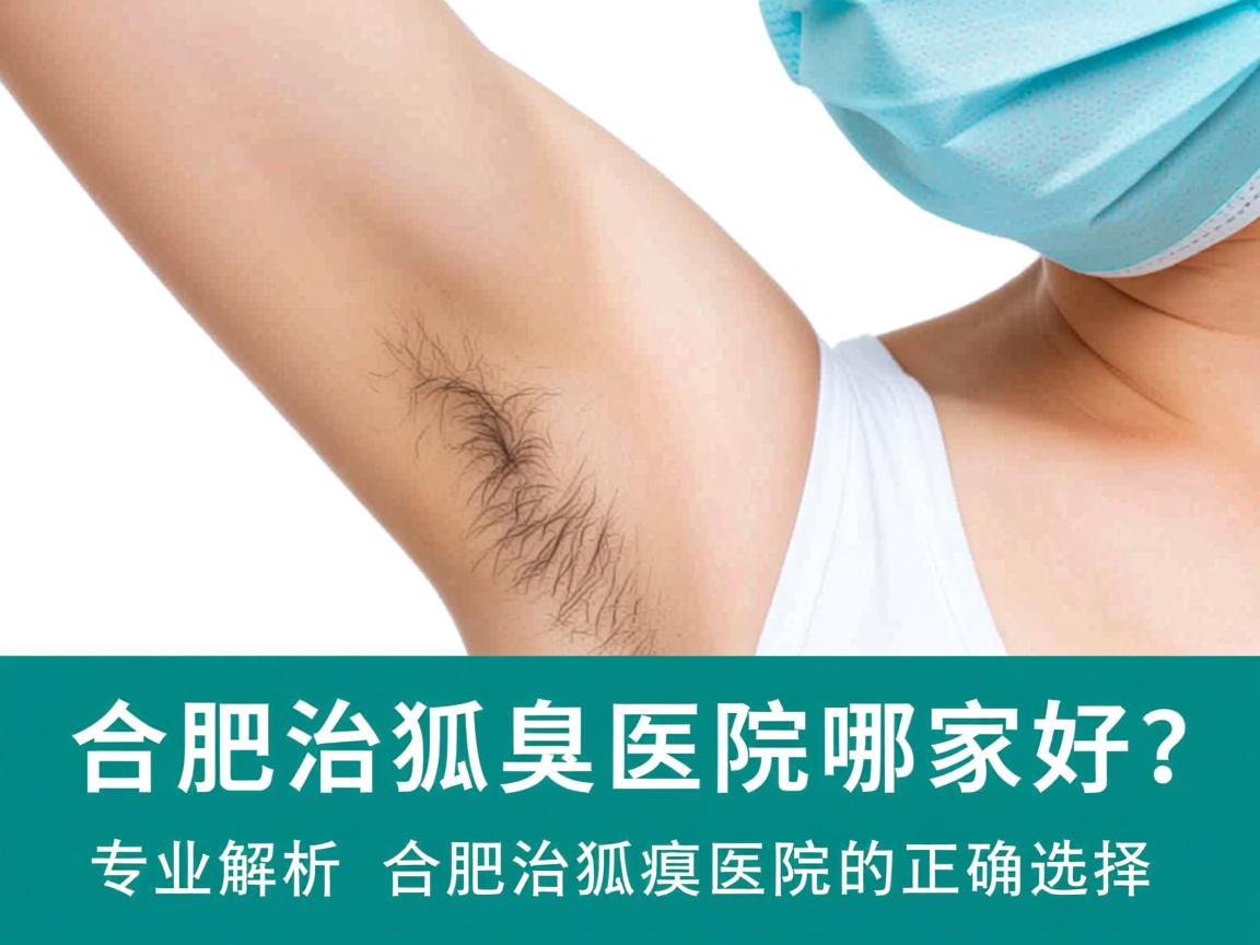 合肥治狐臭医院哪家好？专业解析合肥治狐臭医院的正确选择