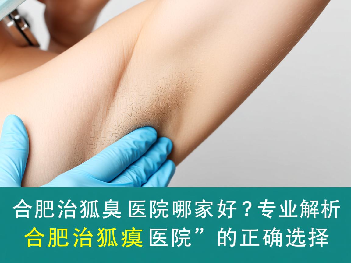 合肥治狐臭医院哪家好？专业解析合肥治狐臭医院的正确选择