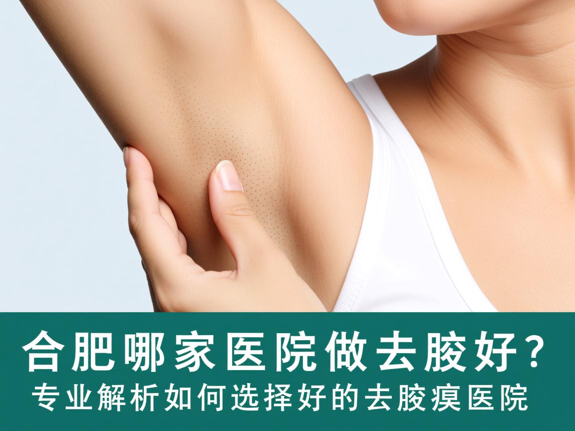 合肥哪家医院做去腋臭好？专业解析如何选择好的去腋臭医院