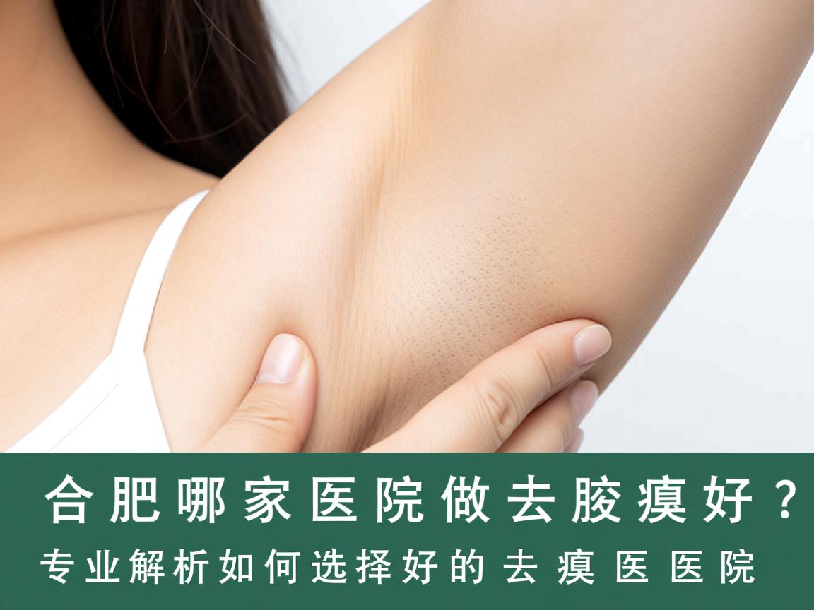 合肥哪家医院做去腋臭好？专业解析如何选择好的去腋臭医院