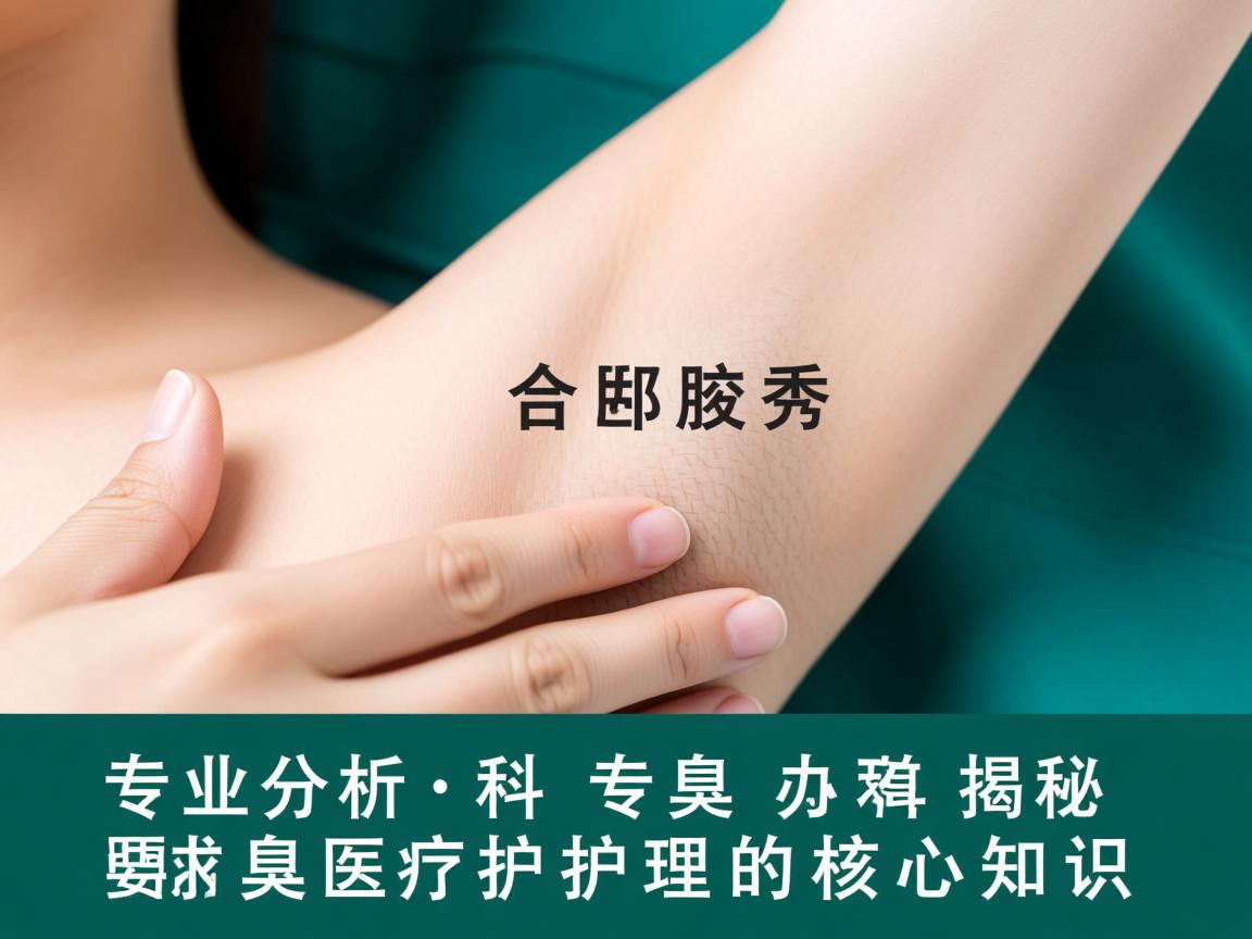 专业解析合肥腋秀腋臭专科，揭秘腋臭医疗护理的核心知识