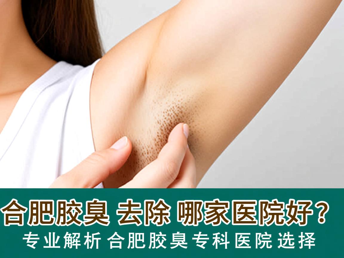 合肥腋臭去除哪家医院好？专业解析合肥腋臭专科医院选择
