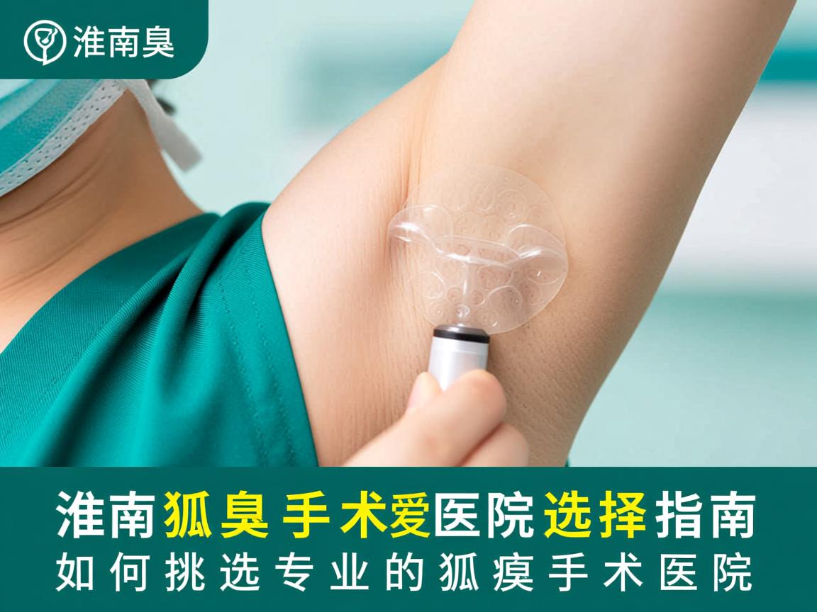 淮南狐臭手术医院选择指南，如何挑选专业的狐臭手术医院