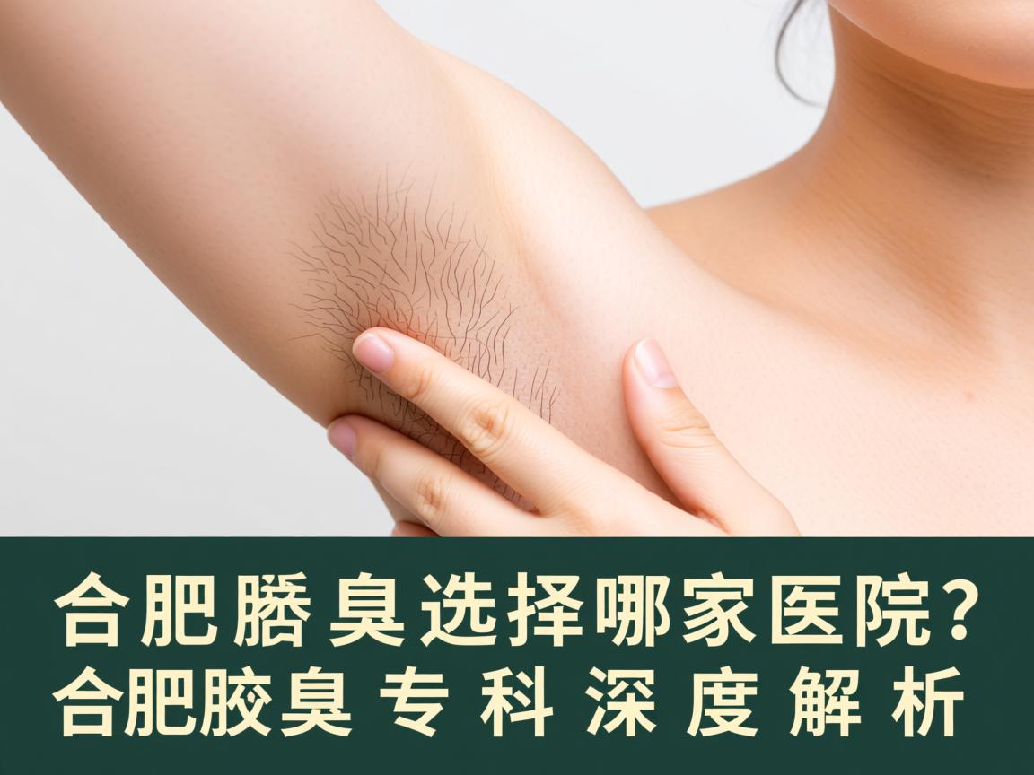 合肥看腋臭选择哪家医院？合肥腋臭专科深度解析