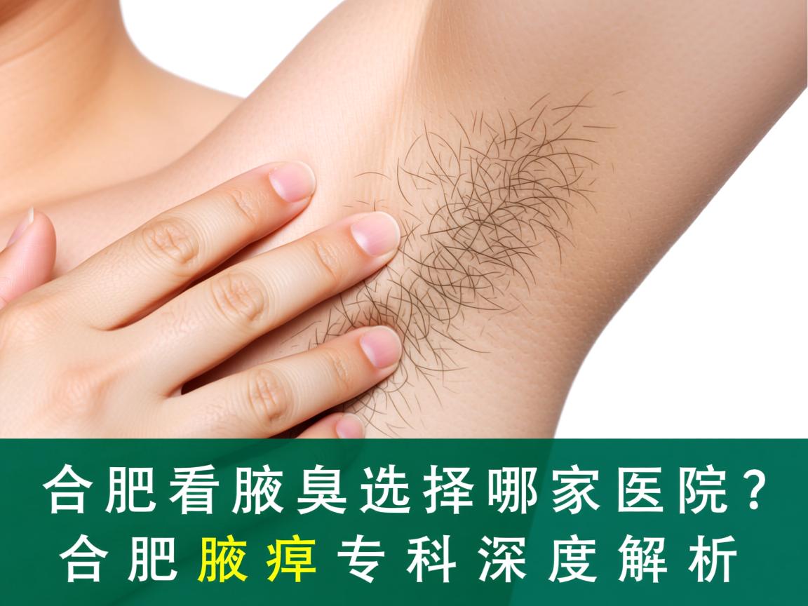 合肥看腋臭选择哪家医院？合肥腋臭专科深度解析