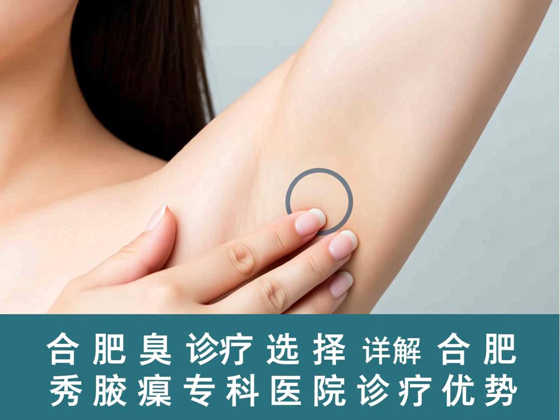 合肥腋臭诊疗选择指南，详解合肥腋秀腋臭专科的诊疗优势