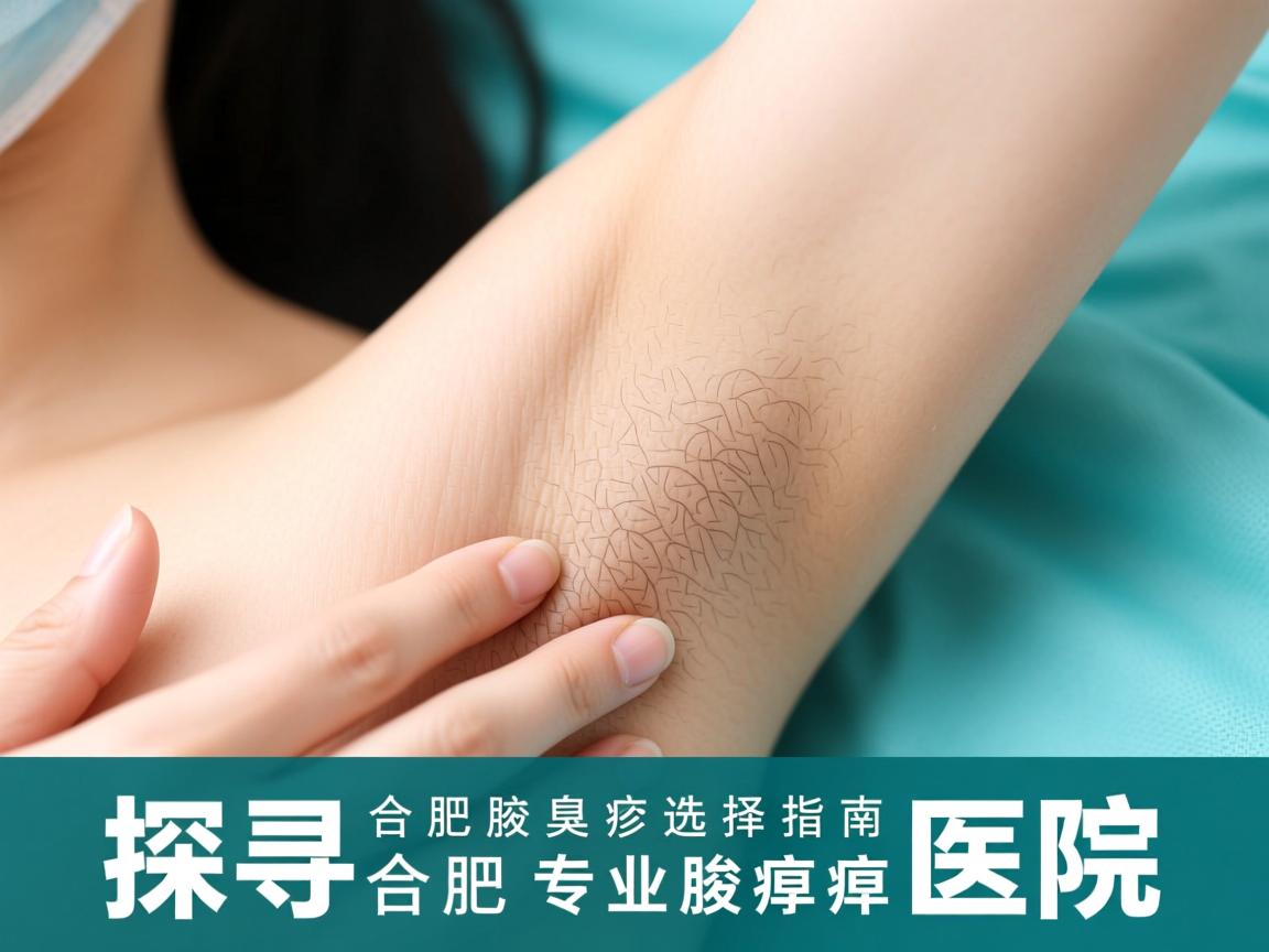 合肥腋臭诊疗选择指南，探寻合肥专业腋臭医院