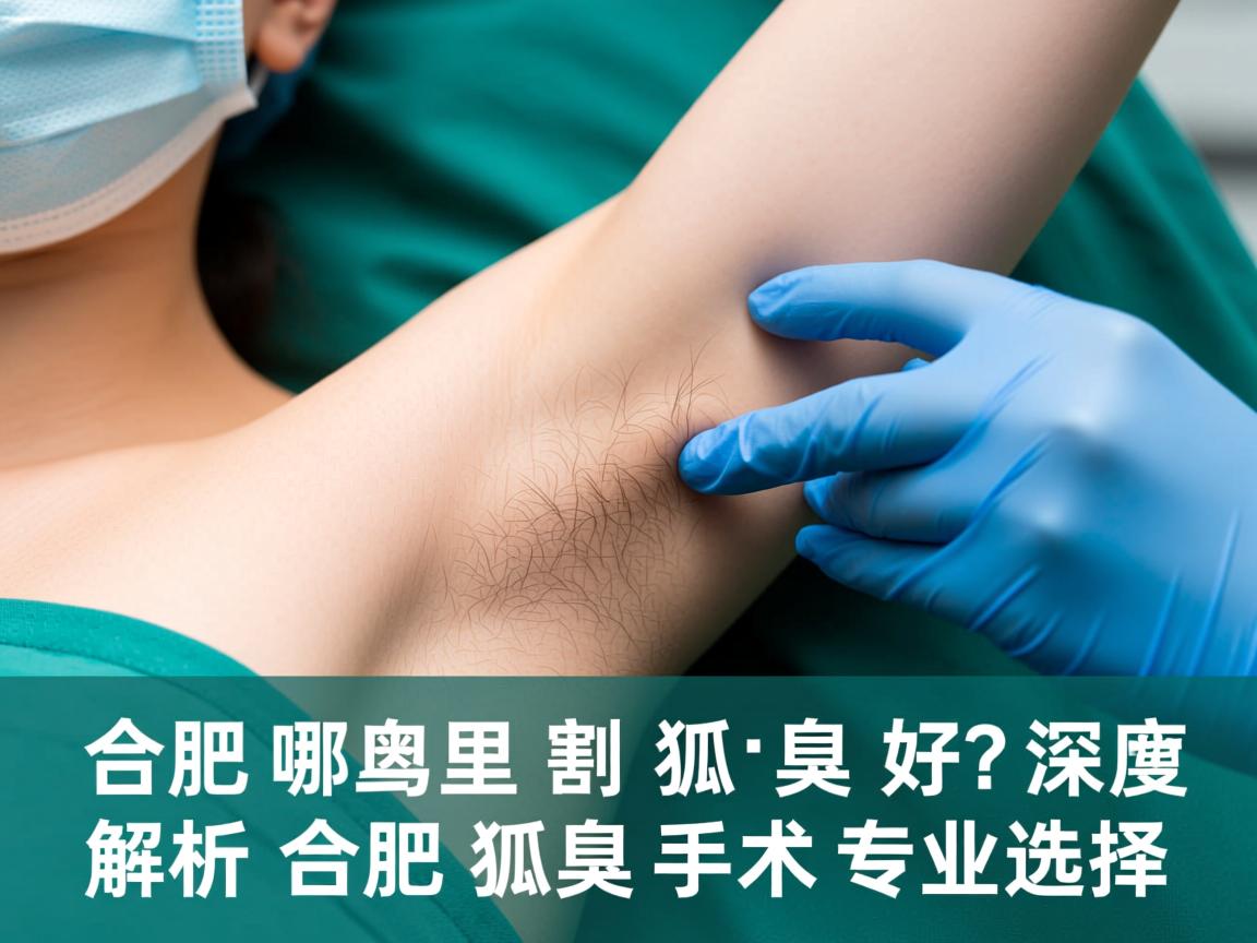 合肥哪里割狐臭好？深度解析合肥狐臭手术专业选择