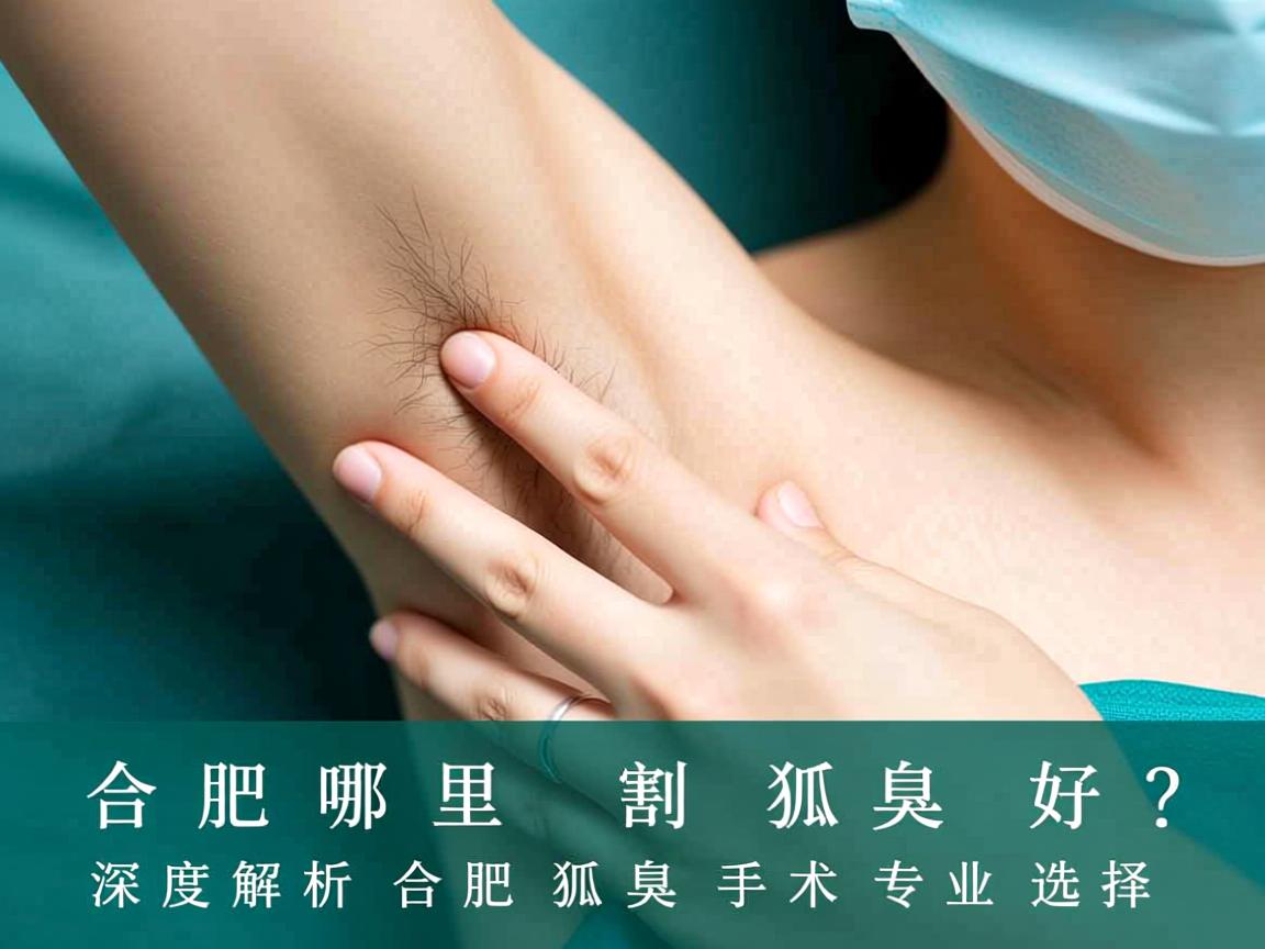 合肥哪里割狐臭好？深度解析合肥狐臭手术专业选择
