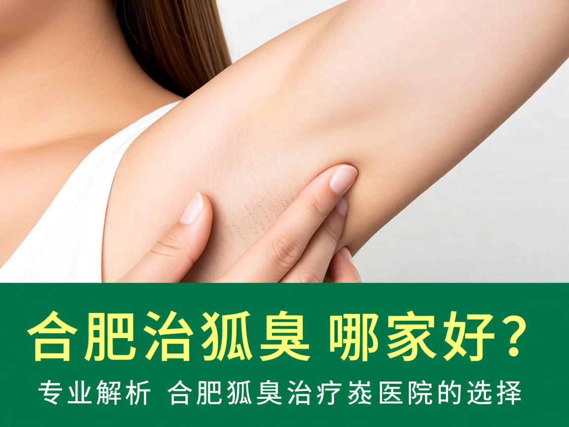 合肥治狐臭哪家好？专业解析合肥狐臭治疗医院的选择