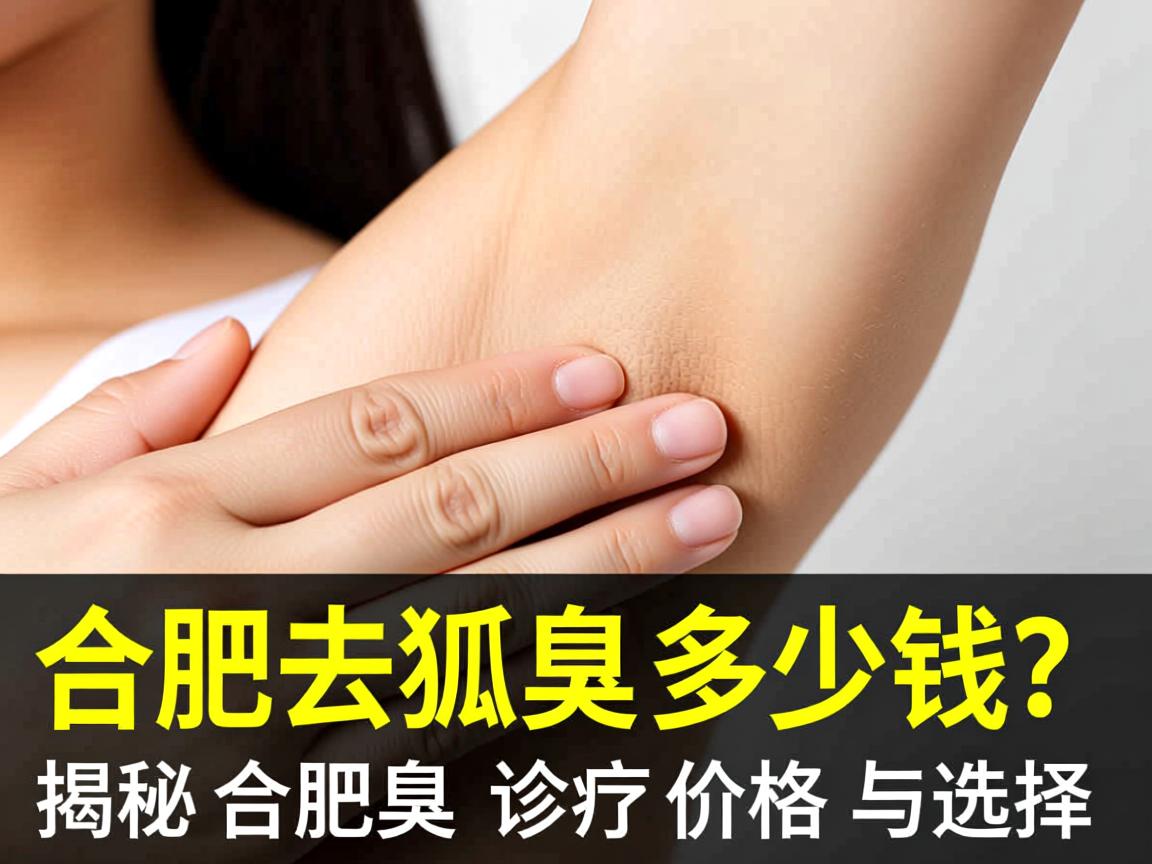 合肥去狐臭多少钱？揭秘合肥腋臭诊疗价格与选择