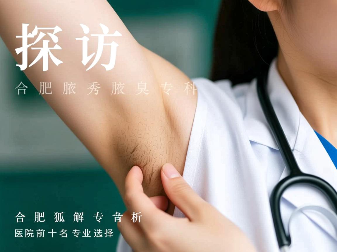探访合肥腋秀腋臭专科，解析合肥狐臭医院前十名的专业选择