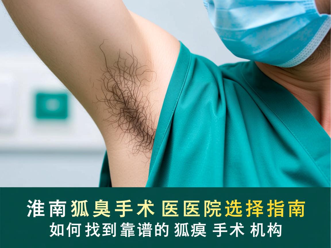 淮南狐臭手术医院选择指南，如何找到靠谱的狐臭手术机构