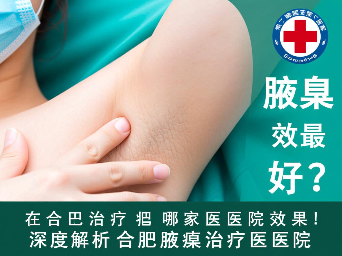 在合肥治疗腋臭哪家医院效果最好？深度解析合肥腋臭治疗医院