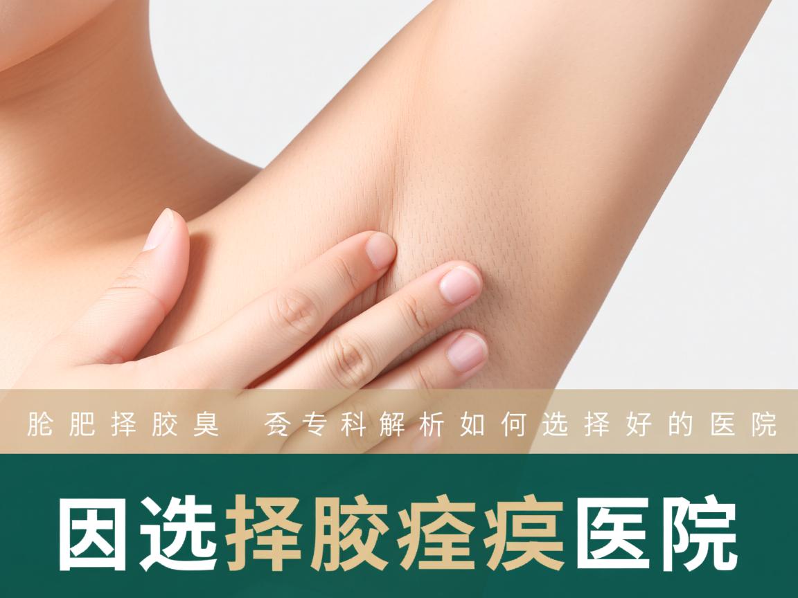 在合肥选择腋臭医院，合肥腋秀专科解析如何选择好的腋臭医院