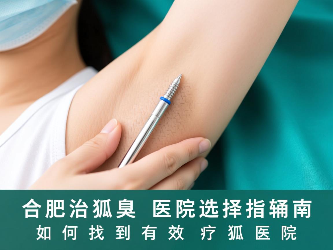 合肥治狐臭医院选择指南，如何找到有效治疗狐臭的医院