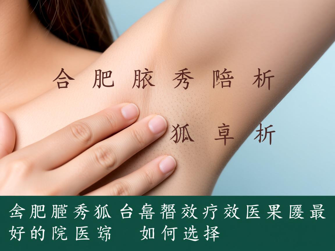 合肥腋秀解析,合肥治疗狐臭效果最好的医院如何选择 合肥腋秀解析,合肥治疗狐臭效果最好的医院如何选择