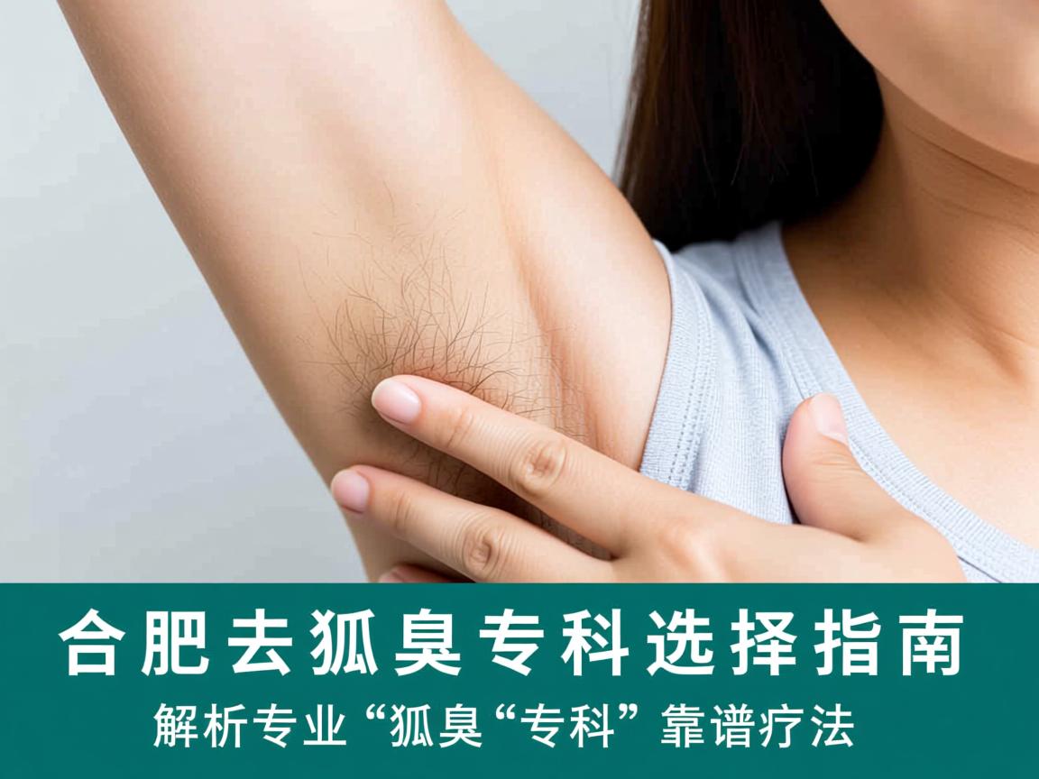 合肥去狐臭专科选择指南，解析专业狐臭专科的靠谱疗法