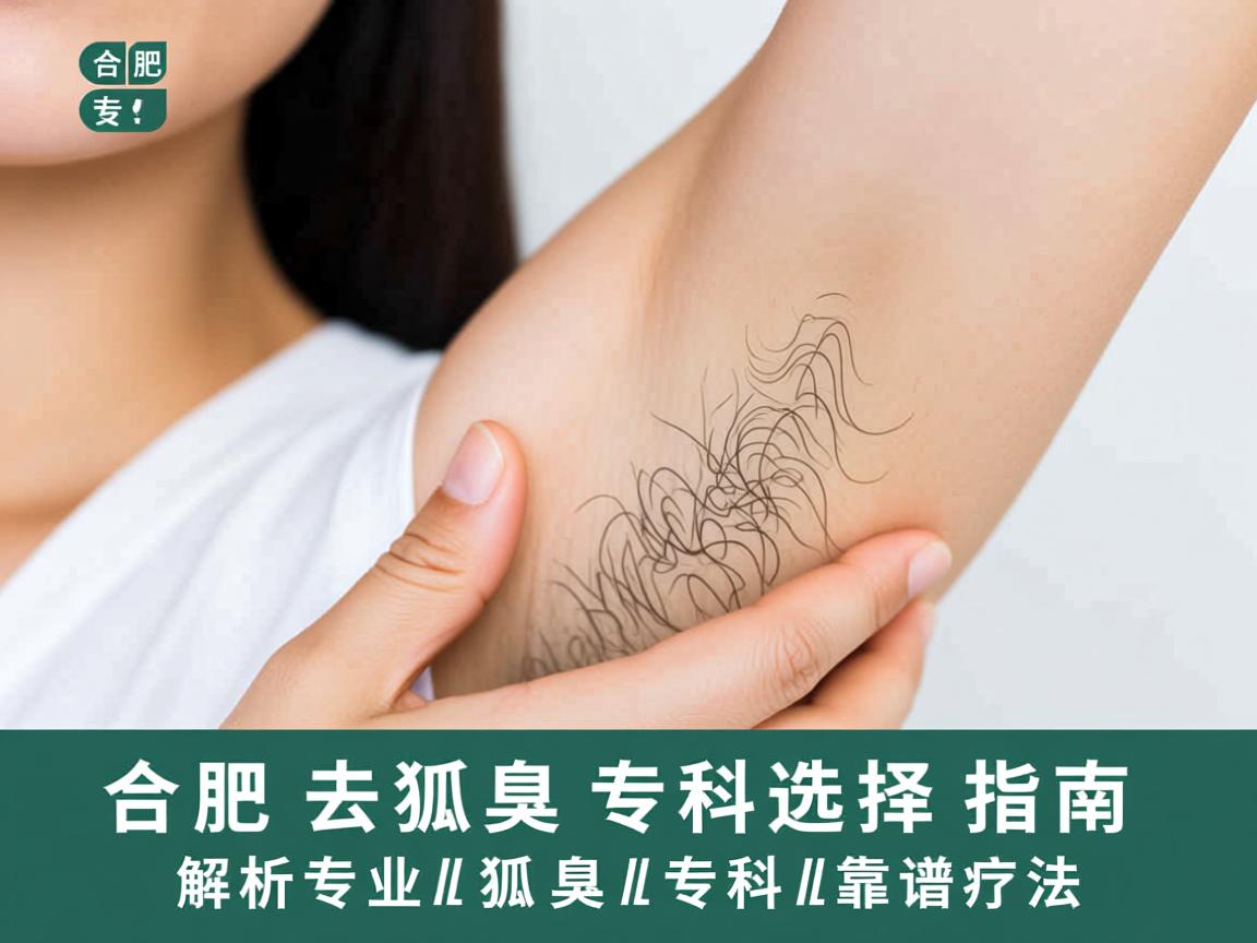 合肥去狐臭专科选择指南，解析专业狐臭专科的靠谱疗法