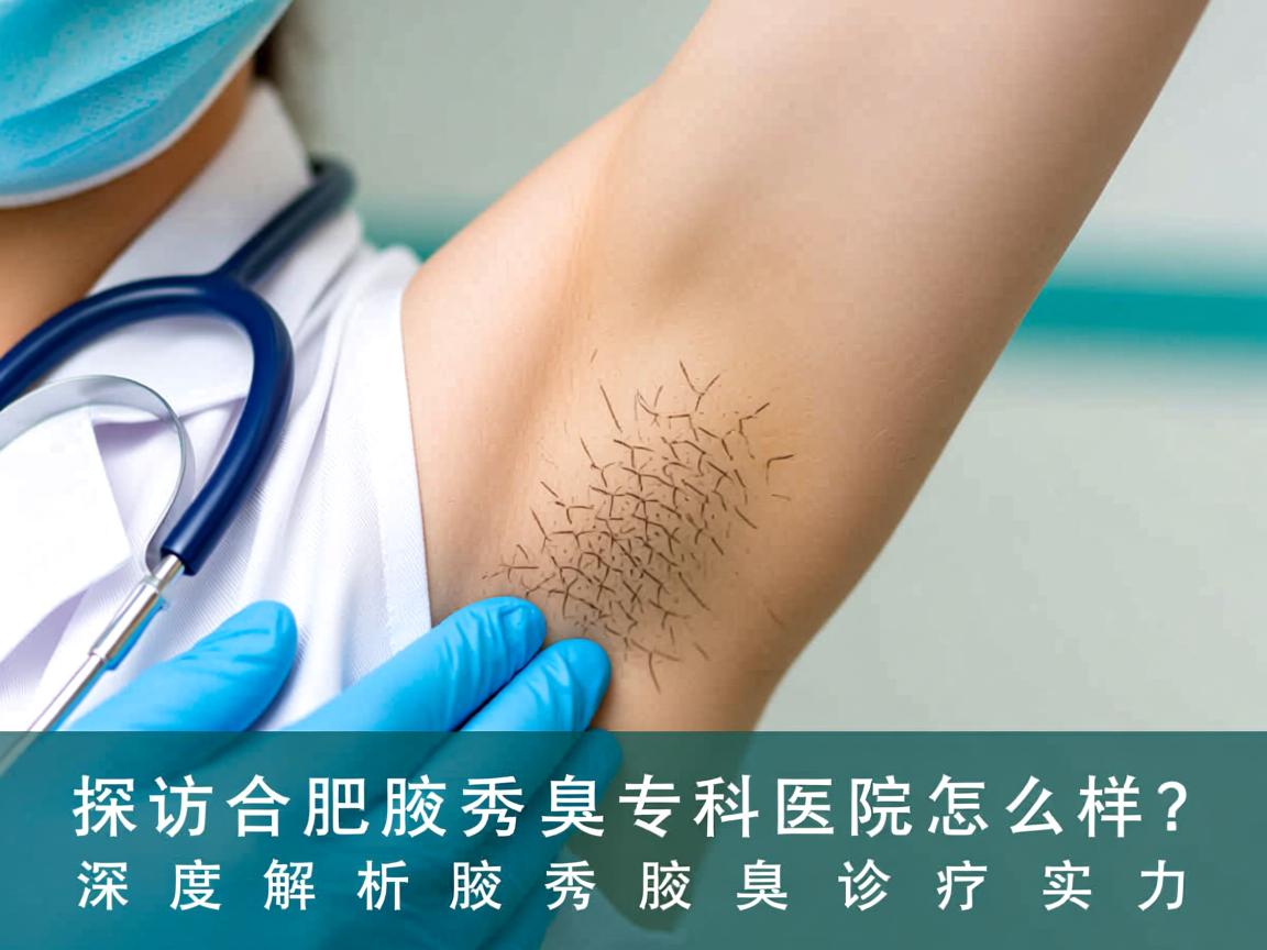 探访合肥腋秀腋臭专科医院怎么样？深度解析腋秀腋臭诊疗实力