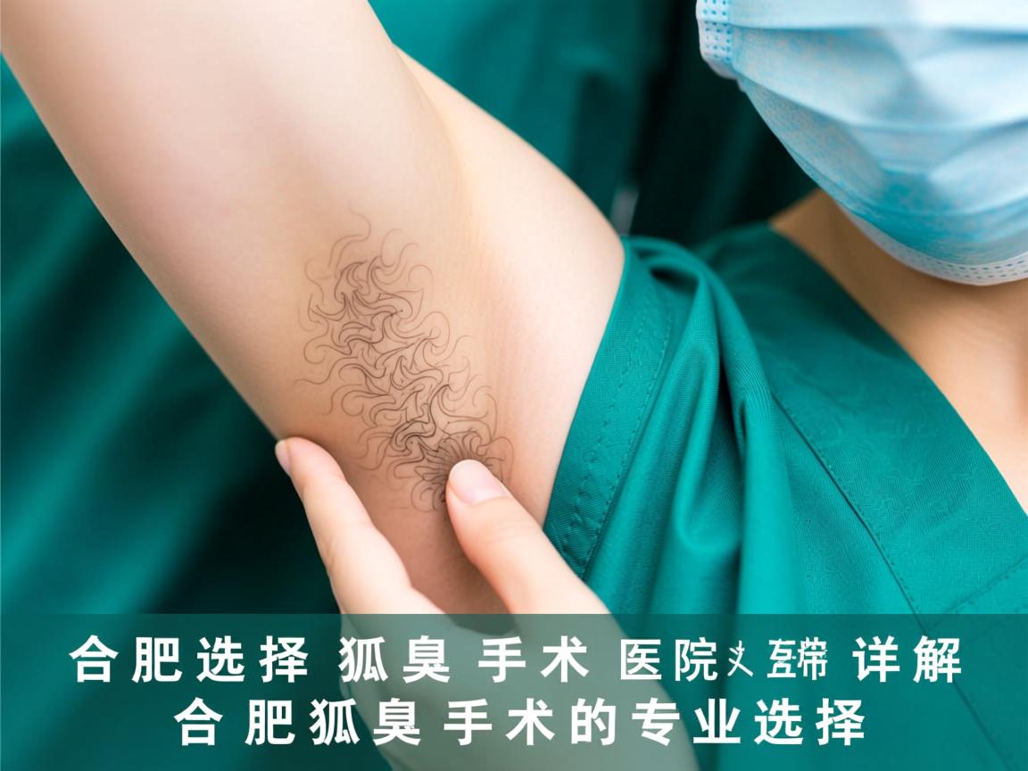 在合肥选择狐臭手术医院，详解合肥狐臭手术的专业选择