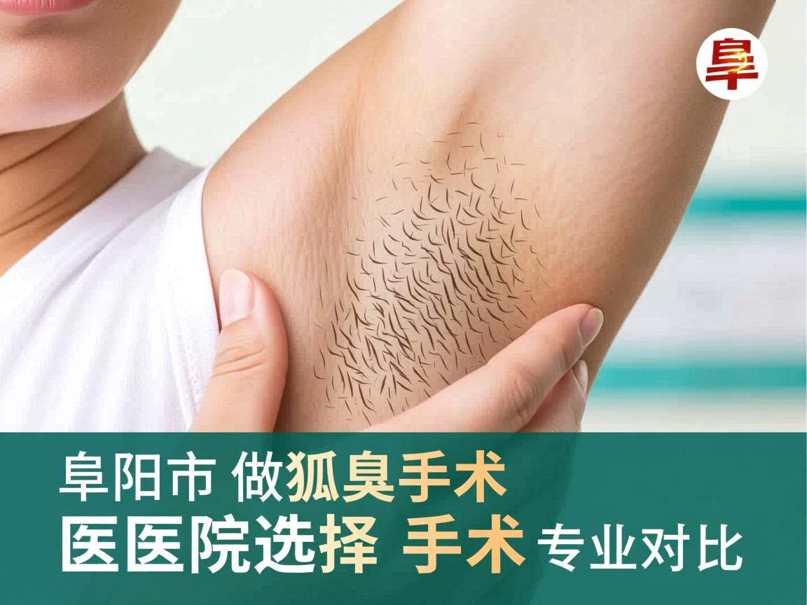 阜阳市做狐臭手术医院选择指南，聚焦狐臭手术医院的专业对比