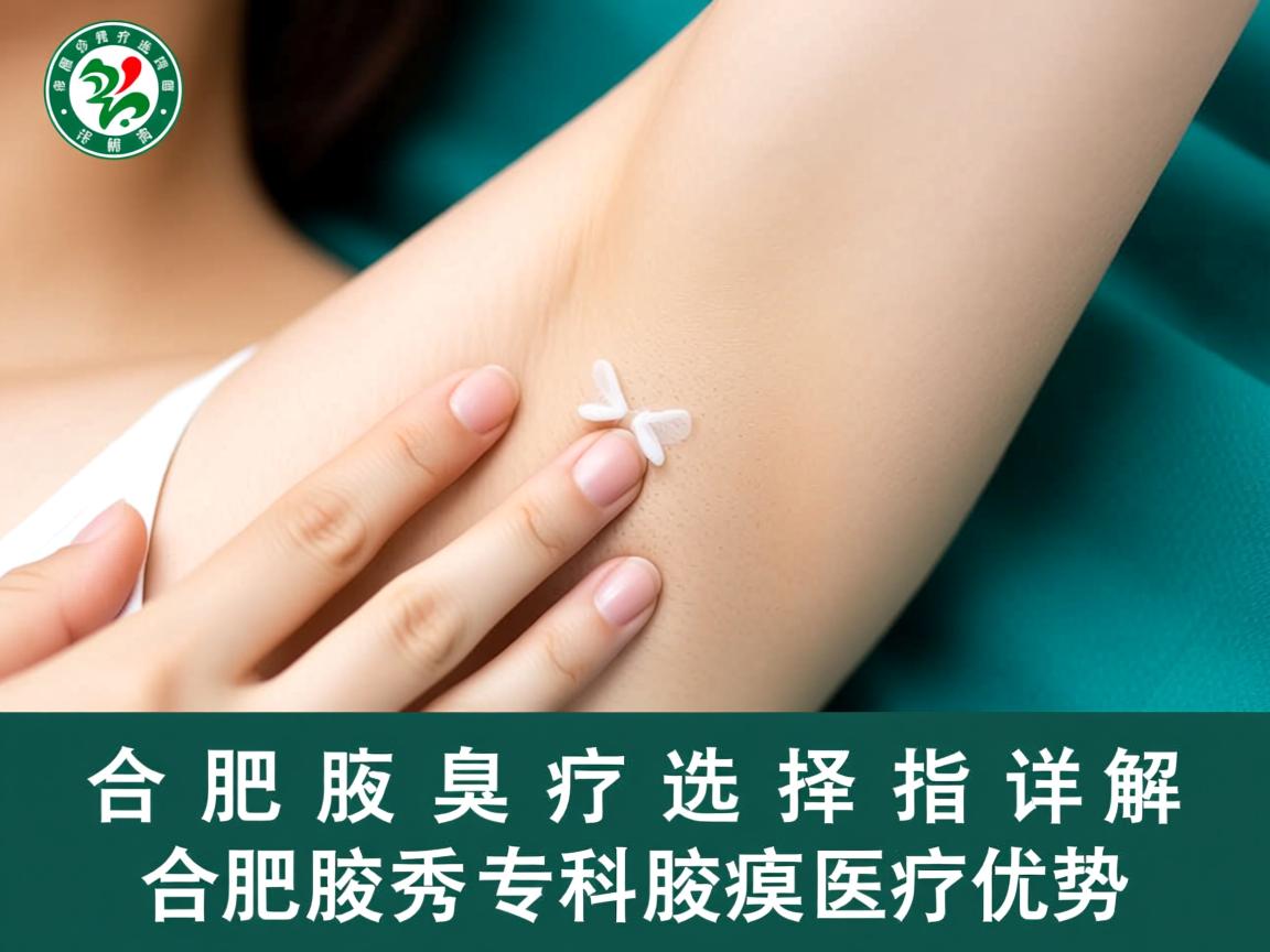 合肥腋臭诊疗选择指南，详解合肥腋秀专科的腋臭医疗优势