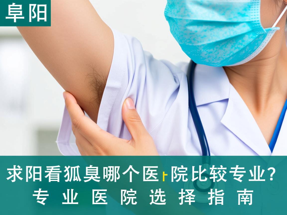 阜阳看狐臭哪个医院比较专业？专业医院选择指南