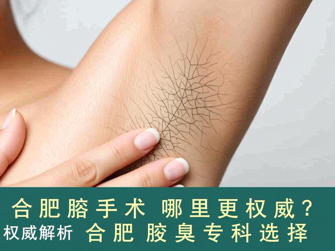 合肥腋臭手术哪里更权威？权威解析合肥腋臭专科选择