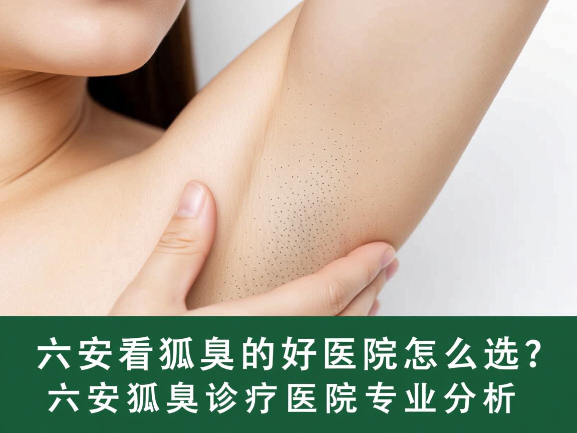六安看狐臭好的医院怎么选？六安狐臭诊疗医院专业分析