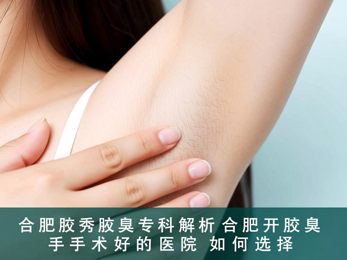 合肥腋秀腋臭专科解析，合肥开腋臭手术好的医院如何选择