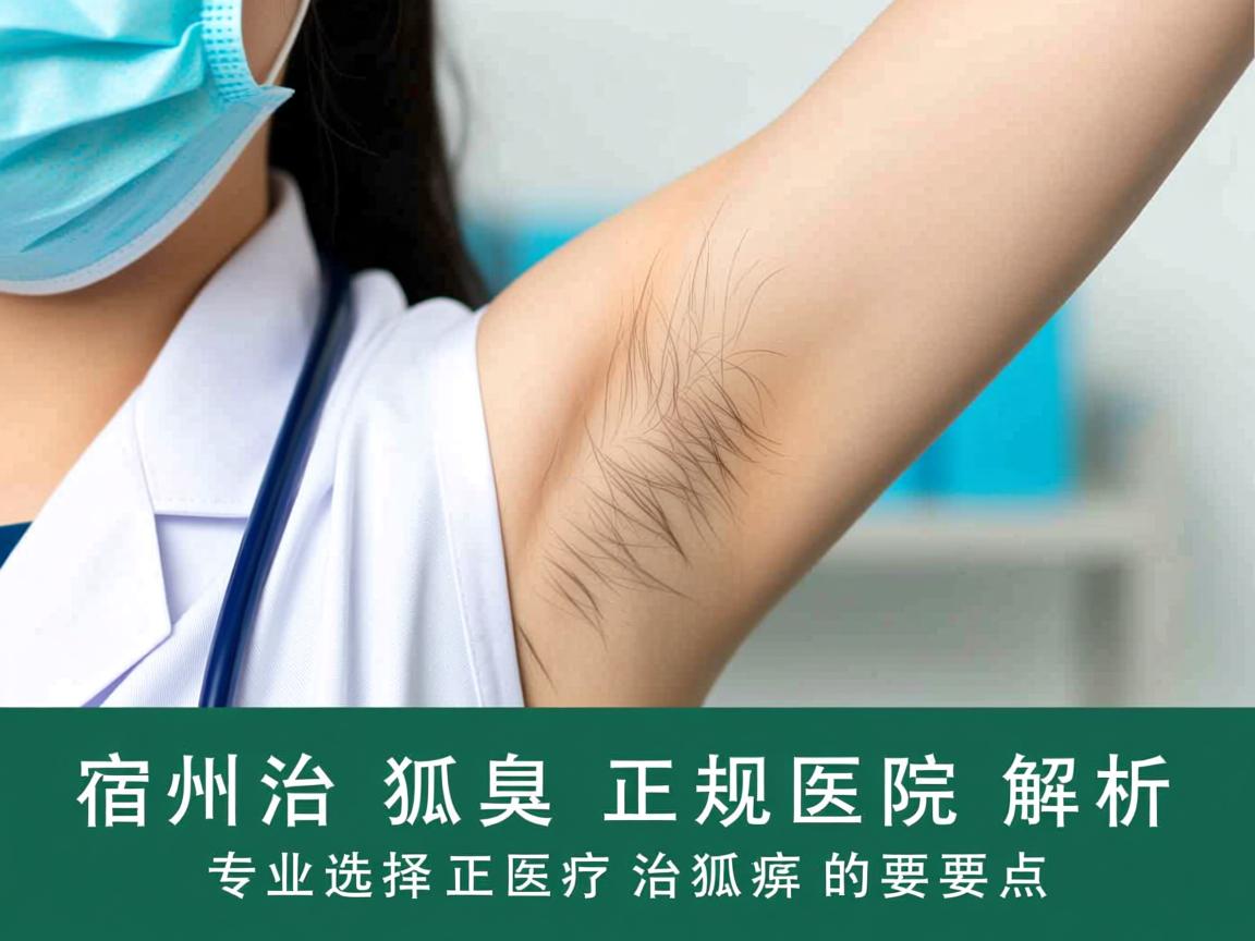 宿州治狐臭正规医院解析,专业选择正规医院治狐臭的要点 宿州治狐臭正规医院解析,专业选择正规医院治狐臭的要点