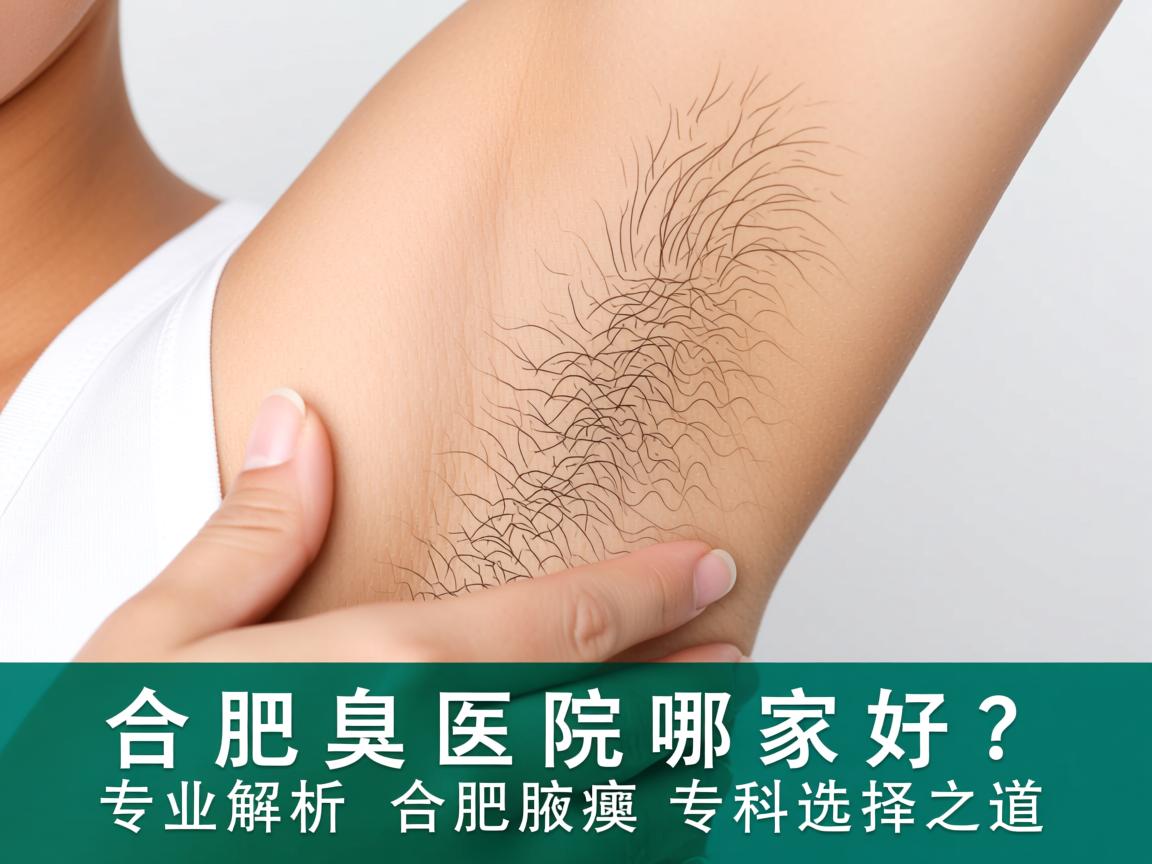合肥腋臭医院哪家好？专业解析合肥腋臭专科选择之道