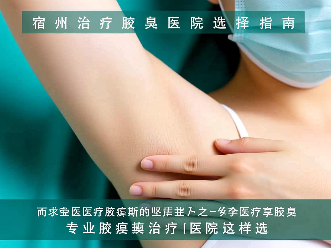 宿州治疗腋臭医院选择指南，专业腋臭治疗医院这样选