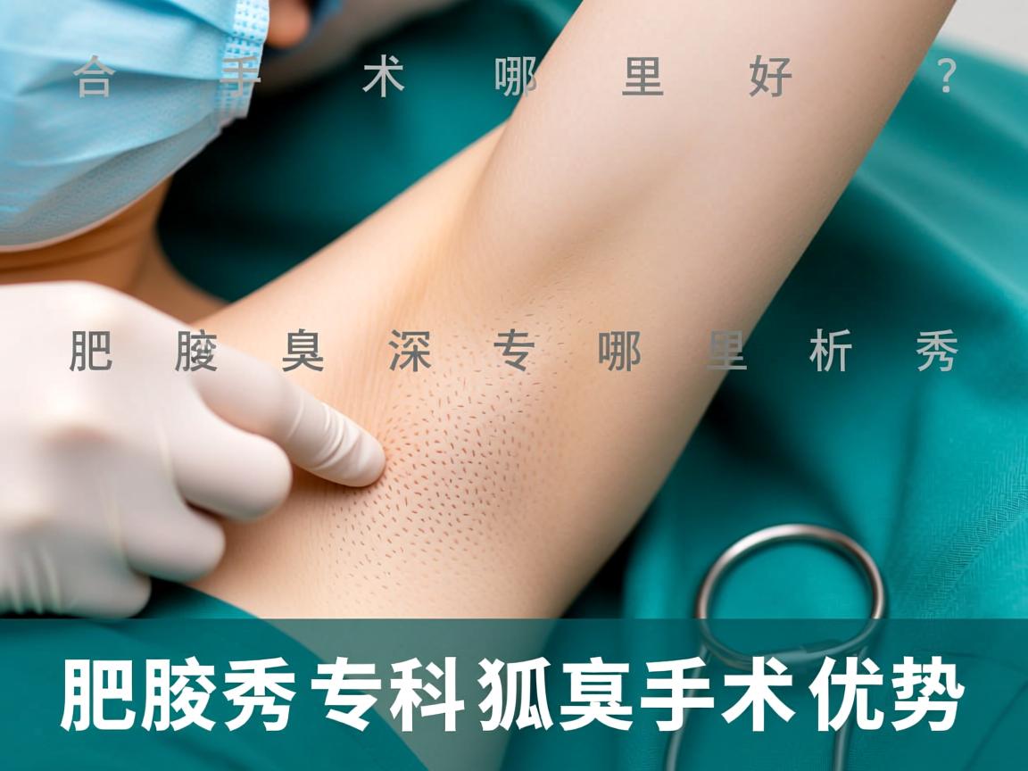 合肥腋臭手术哪里好?深度解析合肥腋秀专科狐臭手术优势 合肥腋臭手术哪里好?深度解析合肥腋秀专科狐臭手术优势
