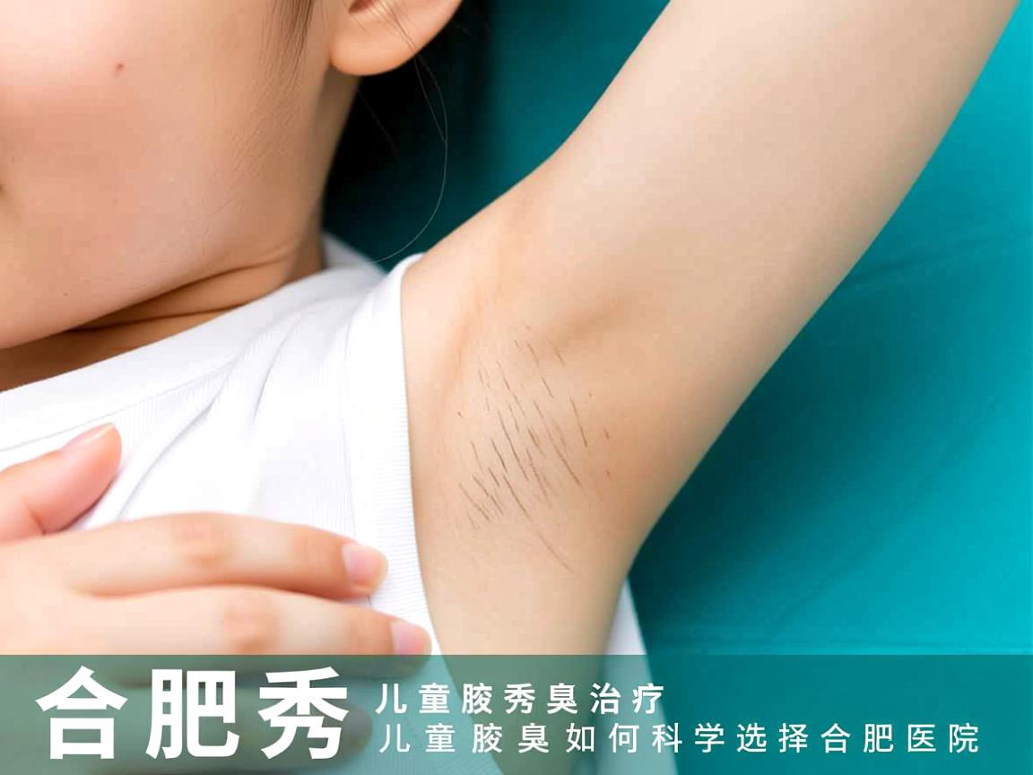合肥腋秀解析，儿童腋臭治疗，儿童腋臭如何科学选择合肥医院