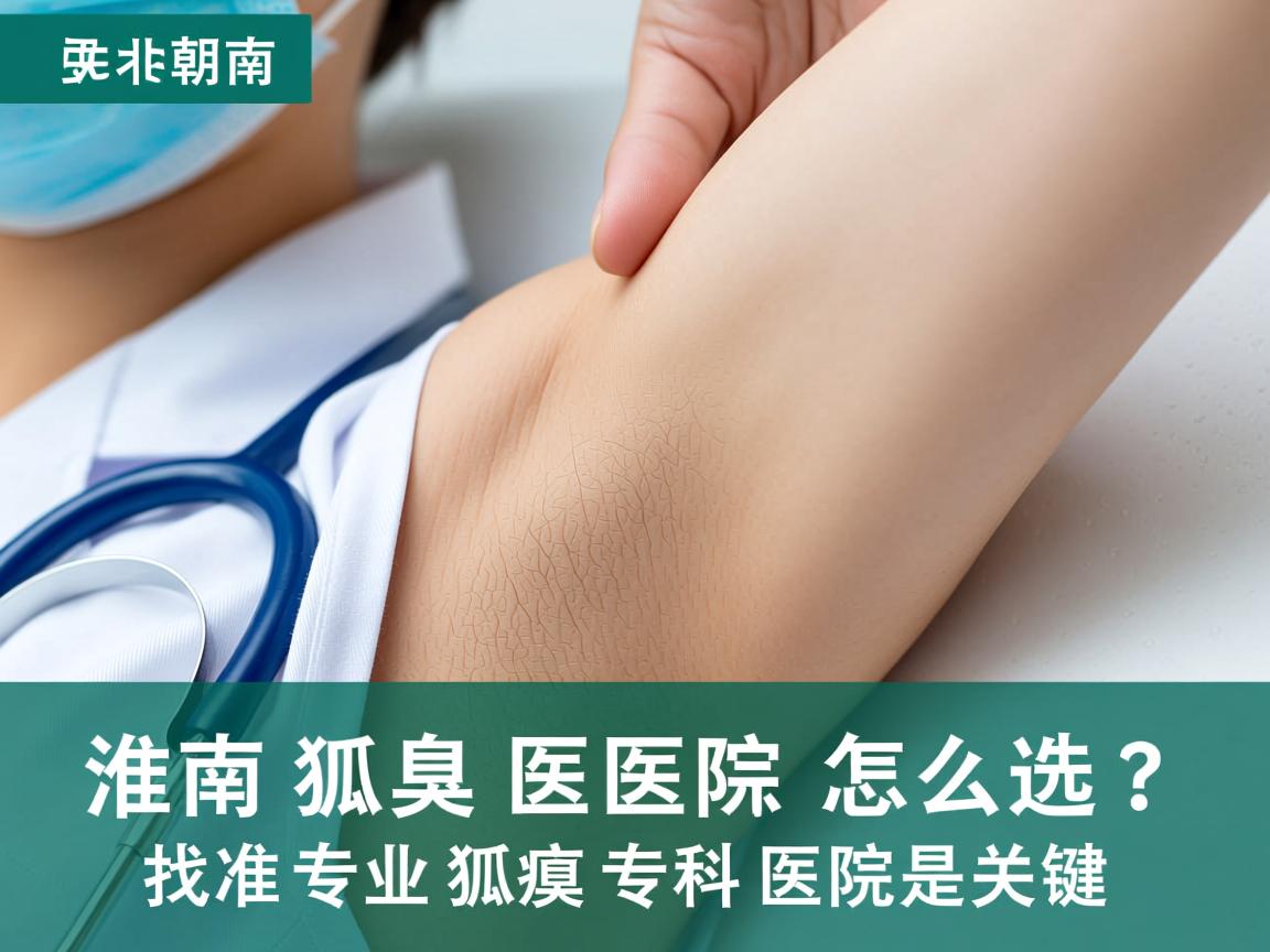 淮南狐臭医院怎么选？找准专业狐臭专科医院是关键