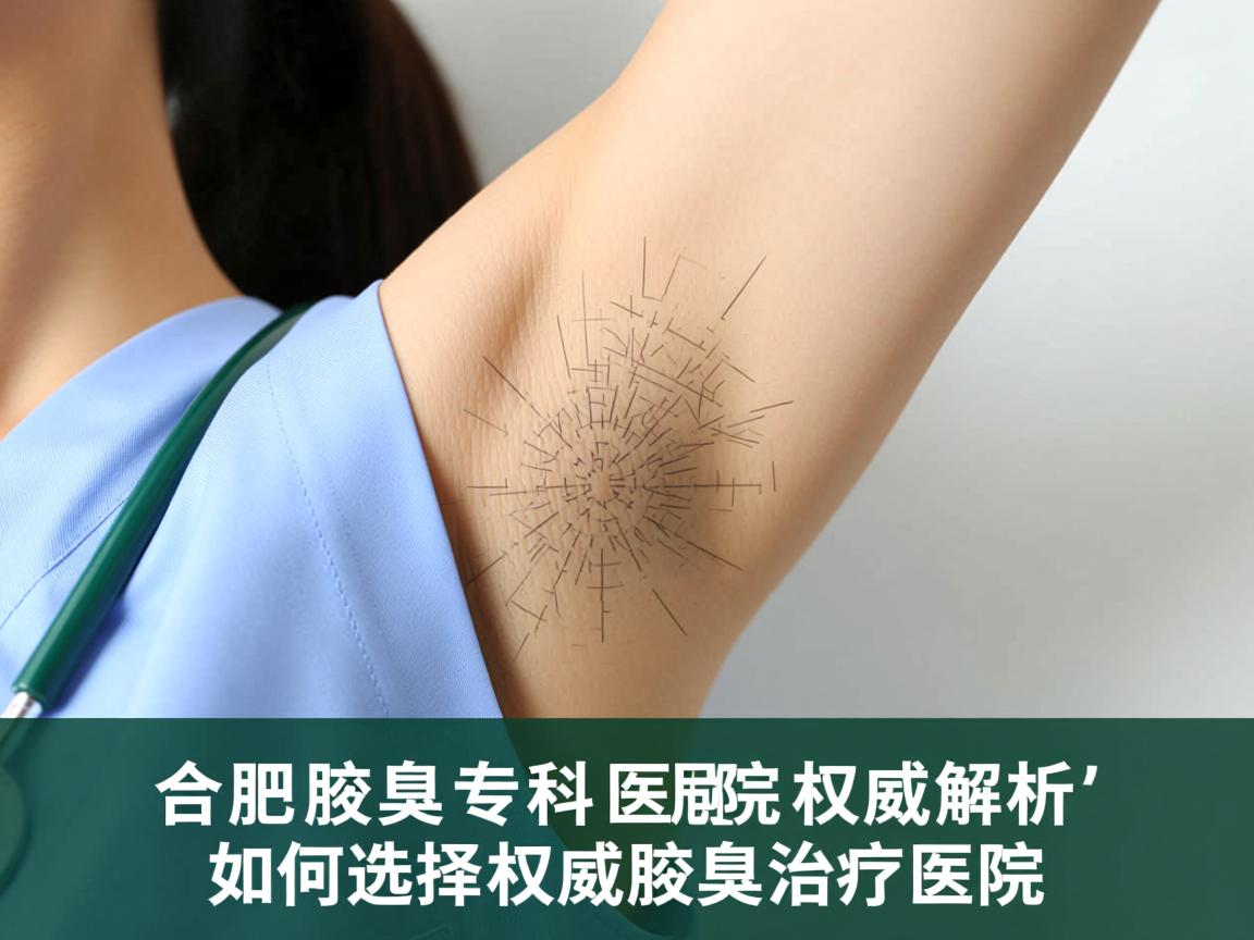 合肥腋臭专科医院权威解析，如何选择权威腋臭治疗医院