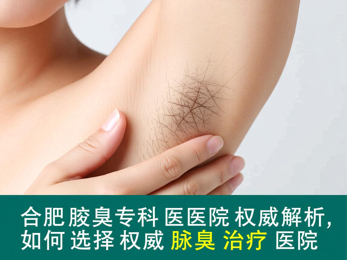 合肥腋臭专科医院权威解析，如何选择权威腋臭治疗医院