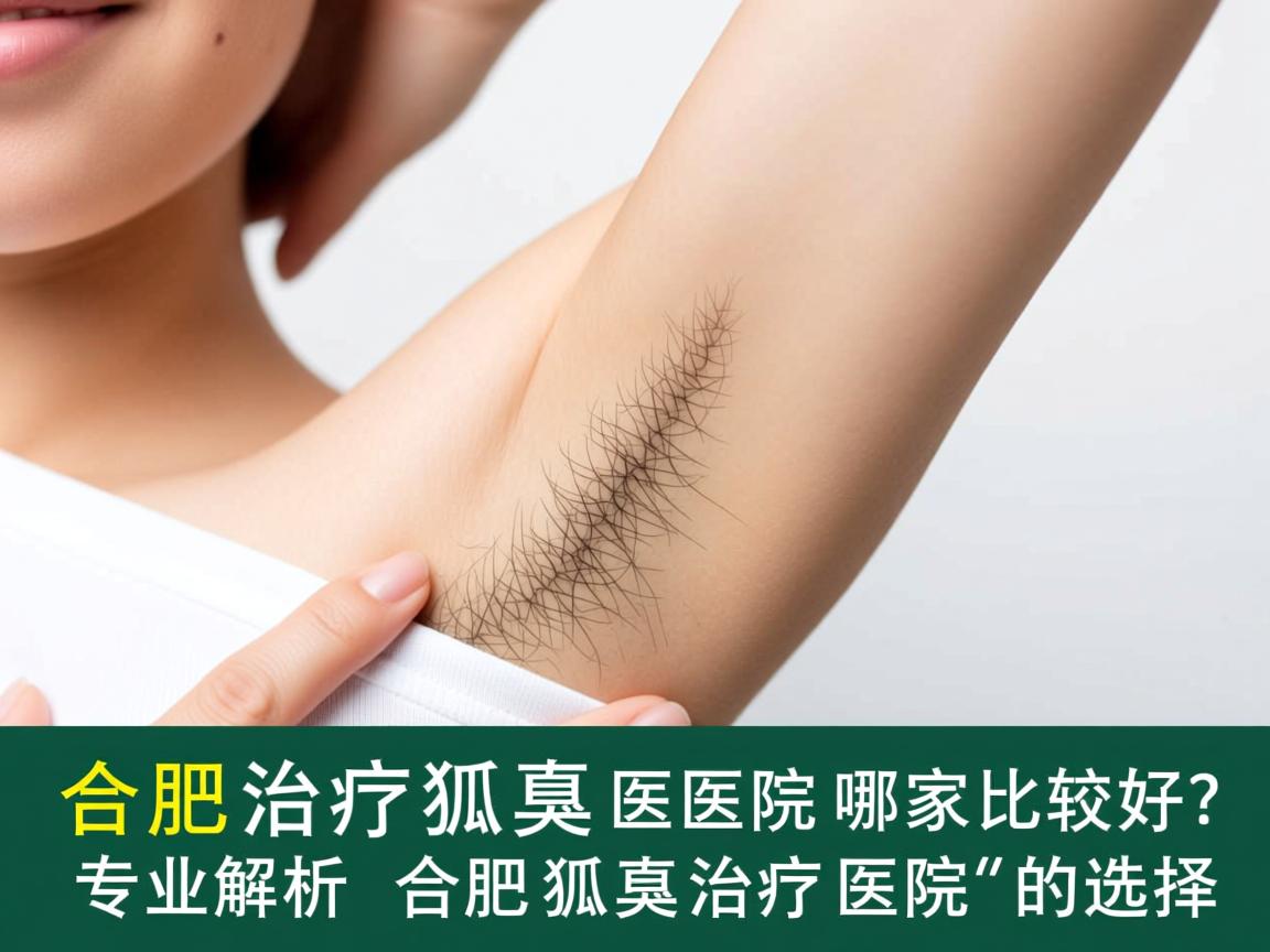 合肥治疗狐臭医院哪家比较好？专业解析合肥狐臭治疗医院的选择