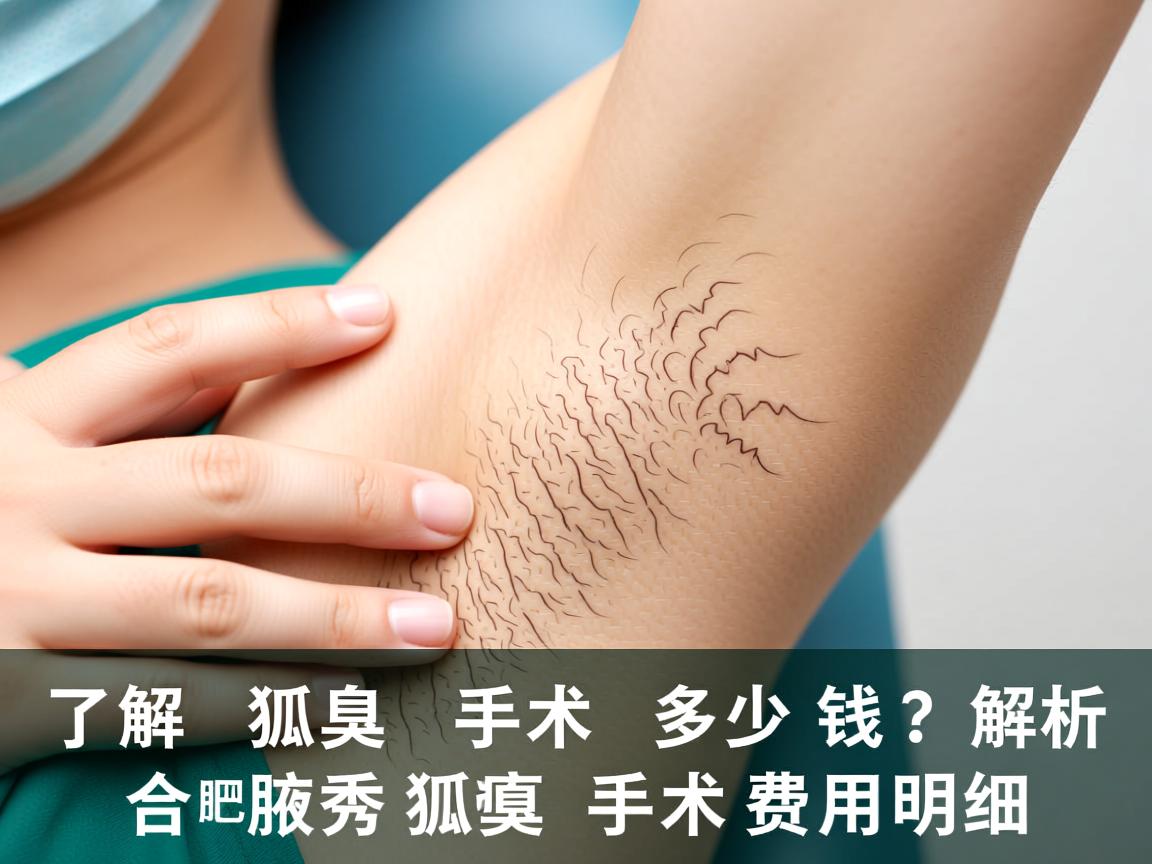 了解狐臭手术多少钱？解析合肥腋秀狐臭手术费用明细