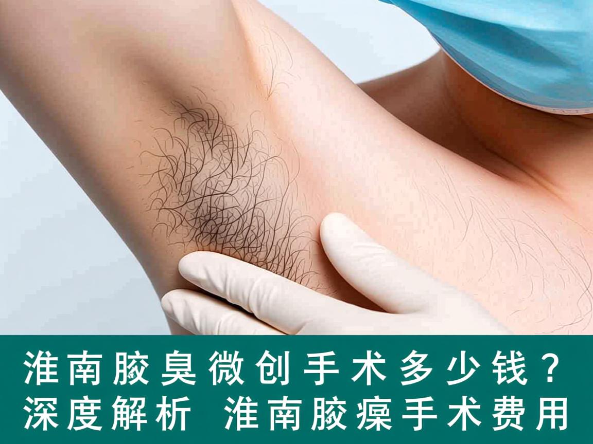 淮南腋臭微创手术多少钱？深度解析淮南腋臭手术费用