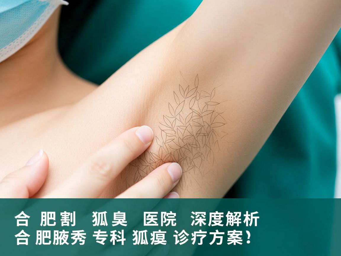 合肥割狐臭医院深度解析，合肥腋秀专科的狐臭诊疗方案