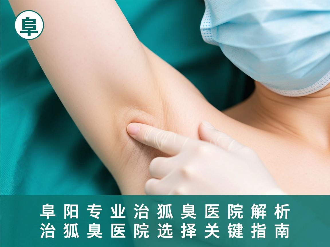 阜阳专业治狐臭医院解析，治狐臭医院选择关键指南