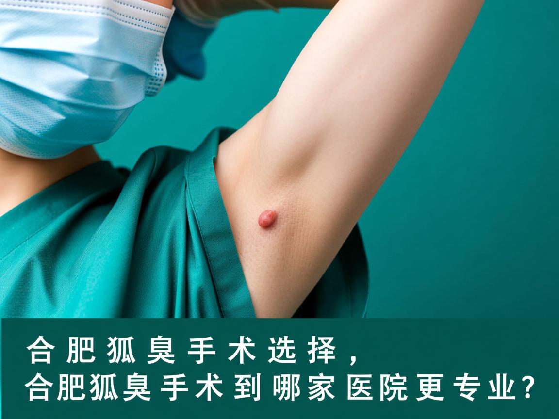 合肥狐臭手术选择，合肥狐臭手术到哪家医院更专业？