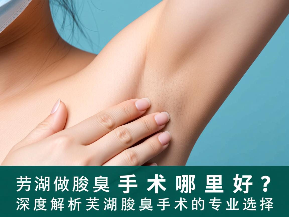 芜湖做腋臭手术哪里好？深度解析芜湖腋臭手术的专业选择