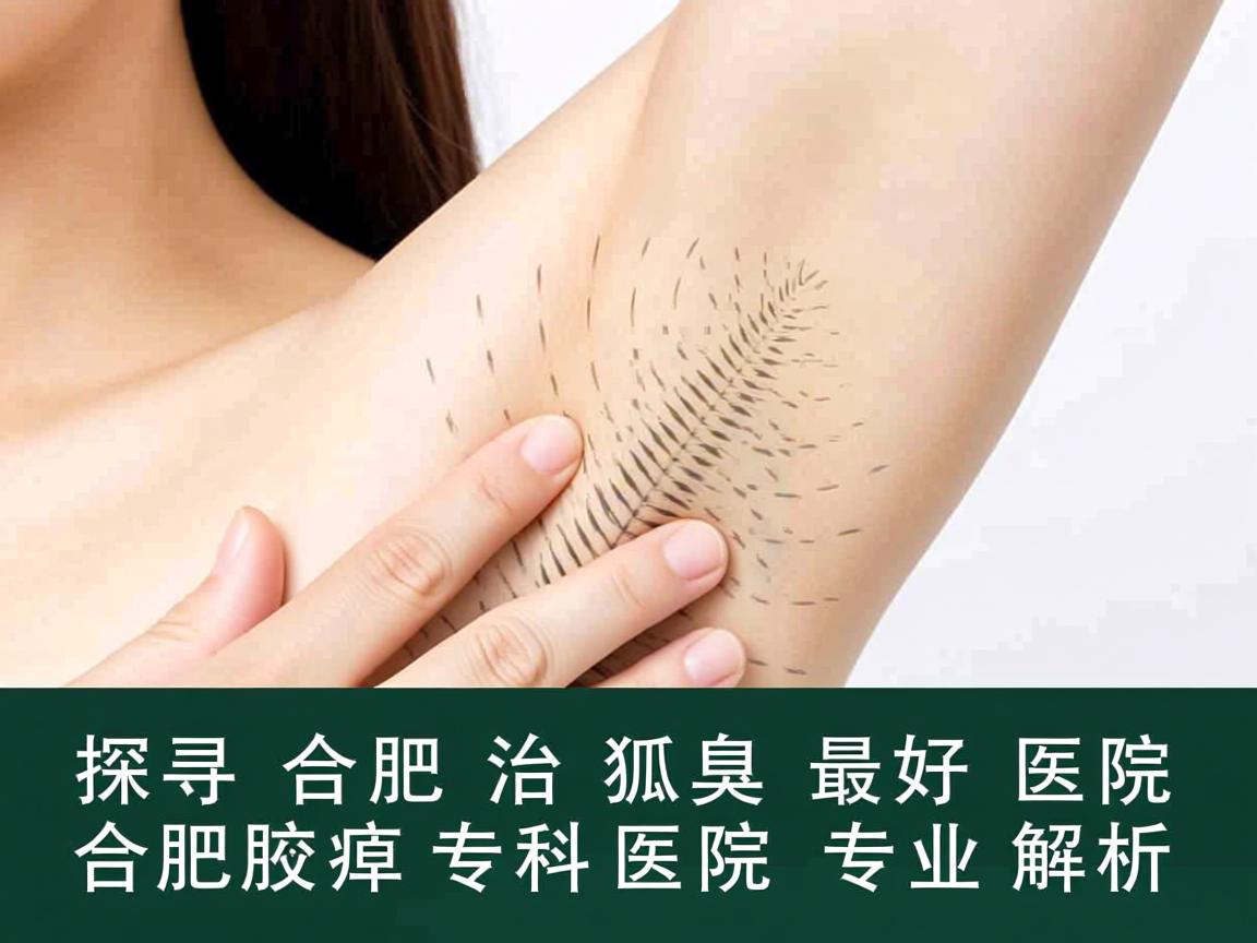 探寻合肥治狐臭最好医院，合肥腋臭专科医院专业解析