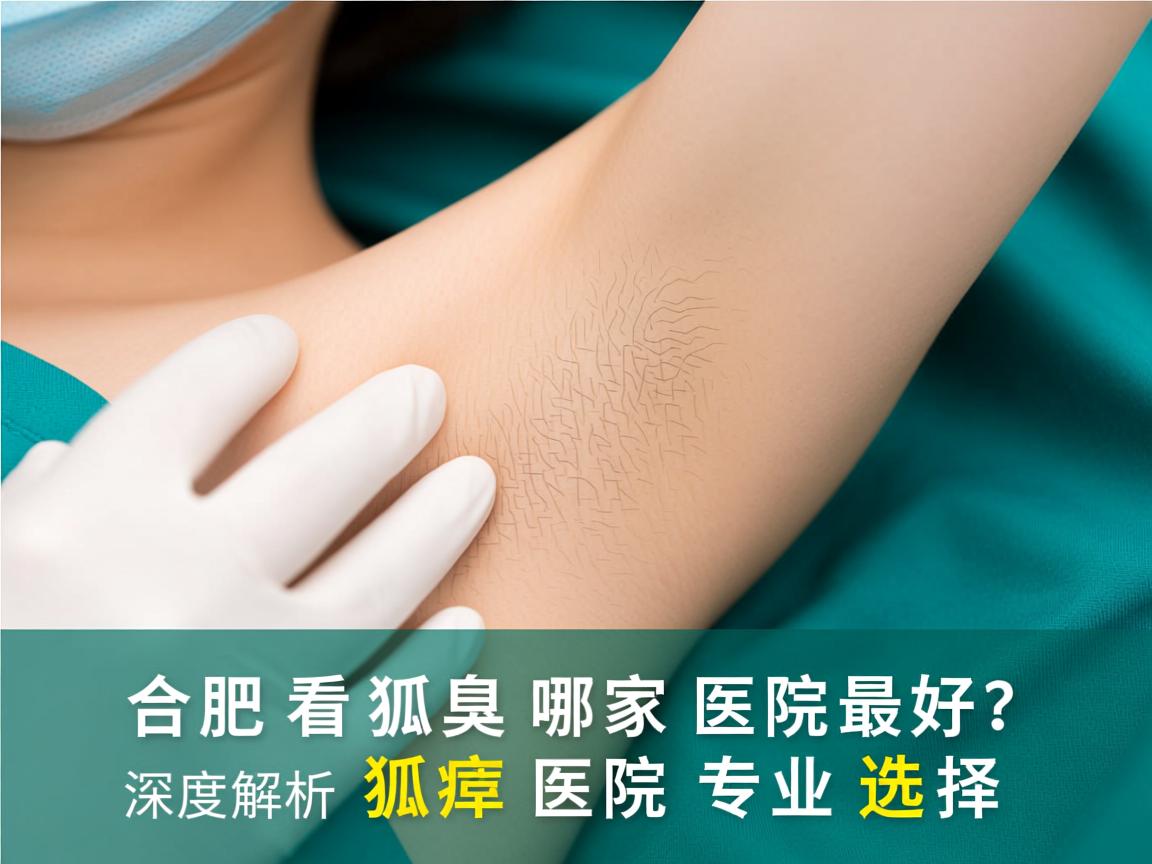 合肥看狐臭哪家医院最好？深度解析合肥狐臭医院专业选择