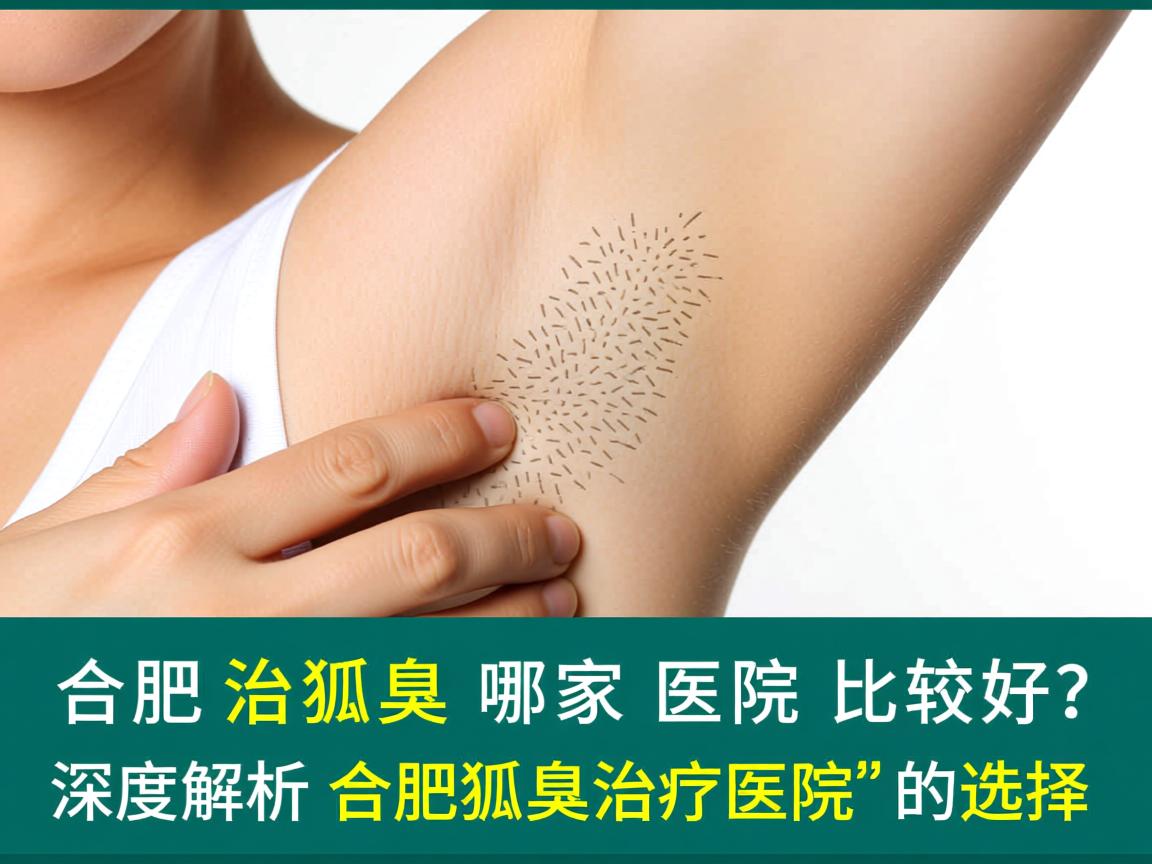 合肥治狐臭哪家医院比较好？深度解析合肥狐臭治疗医院的选择